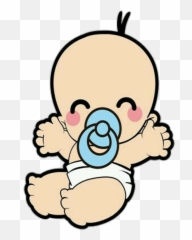 Download Hd Caricaturas Bebes Para Baby Shower Transparent - Baby Caricatura Png,Shower Png
