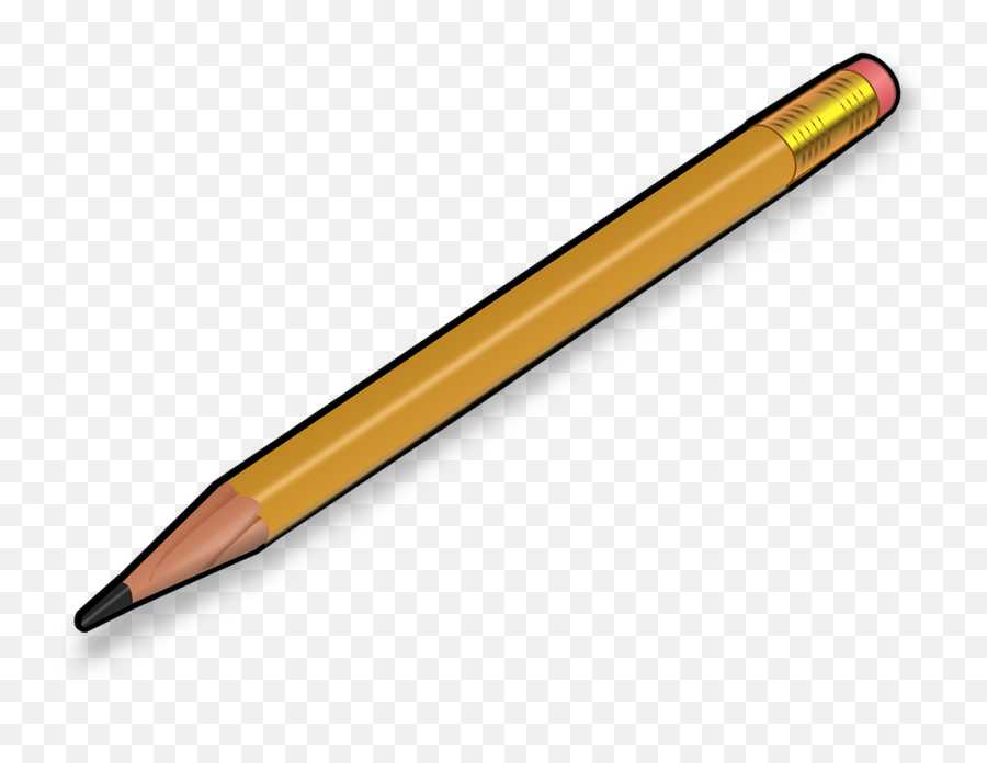 Pencil Office Wooden - Clipart Pen Free Png,Crayon Png