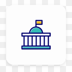 Institution Building Government Free - Museum Line Icon Png,Government Icon Png
