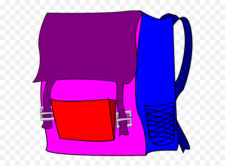 Backpack School Bag - Free Vector Graphic On Pixabay Classroom Items Pictures Clip Art Png,Book Bag Png