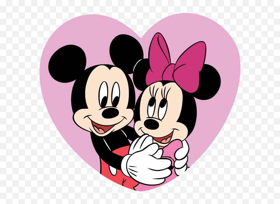 Pink Minnie Mouse - Mickey And Minnie Hugging Hd Png Imagenes De Minnie Y Mickey,Minnie Mouse Pink Png