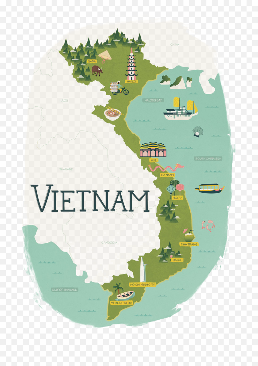 Vietnam Map Png - How We Can Help You Vietnam Map Png Illustrated Map Of Vietnam,Can Png