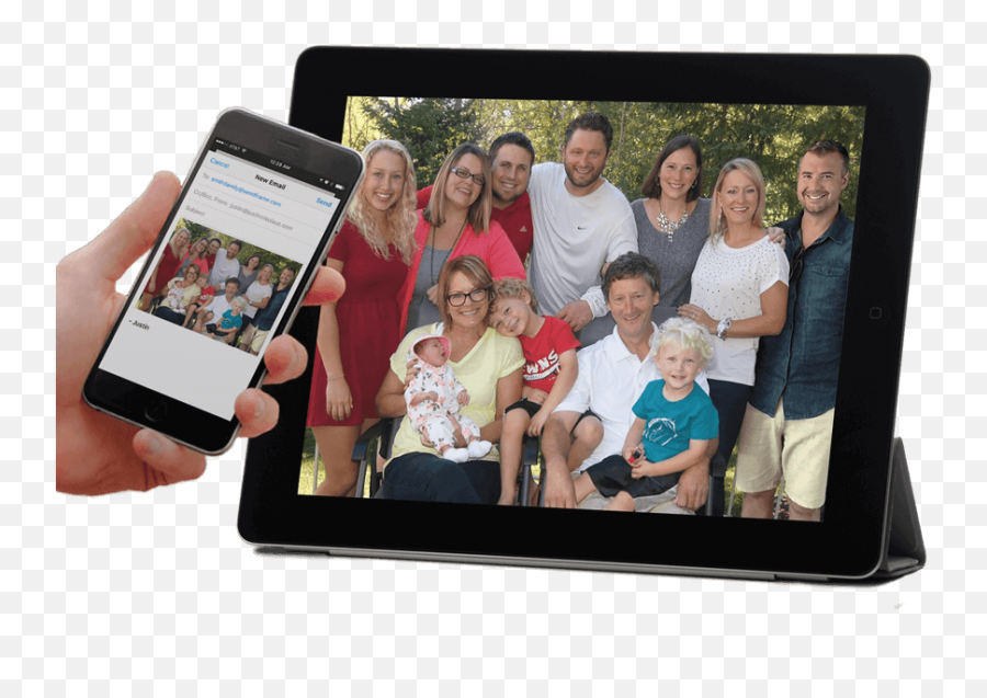 Wifi Photo Frame Slideshow App For Ipad - Tablet Computer Png,Ipad Frame Png