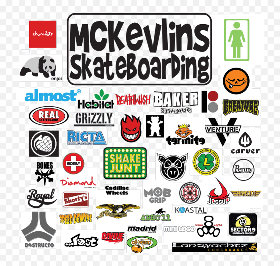 Skateboard Brands Logos Posted - Old School Skateboard Brands Png,Enjoi Logos