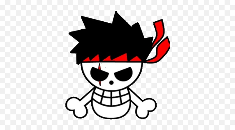 Old Rock Pirates Logo - One Piece Flag Black And White Logo Anime One Piece  Png,Pirates Logo Png - free transparent png images 