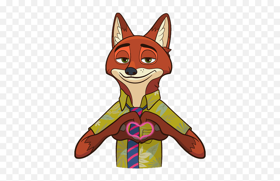 Vk Sticker 13 From Collection Nick Wilde Download For Free Png