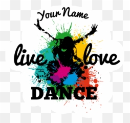 Love Dance Sticker - Live Love Dance Logo Png,Just Dance Logos