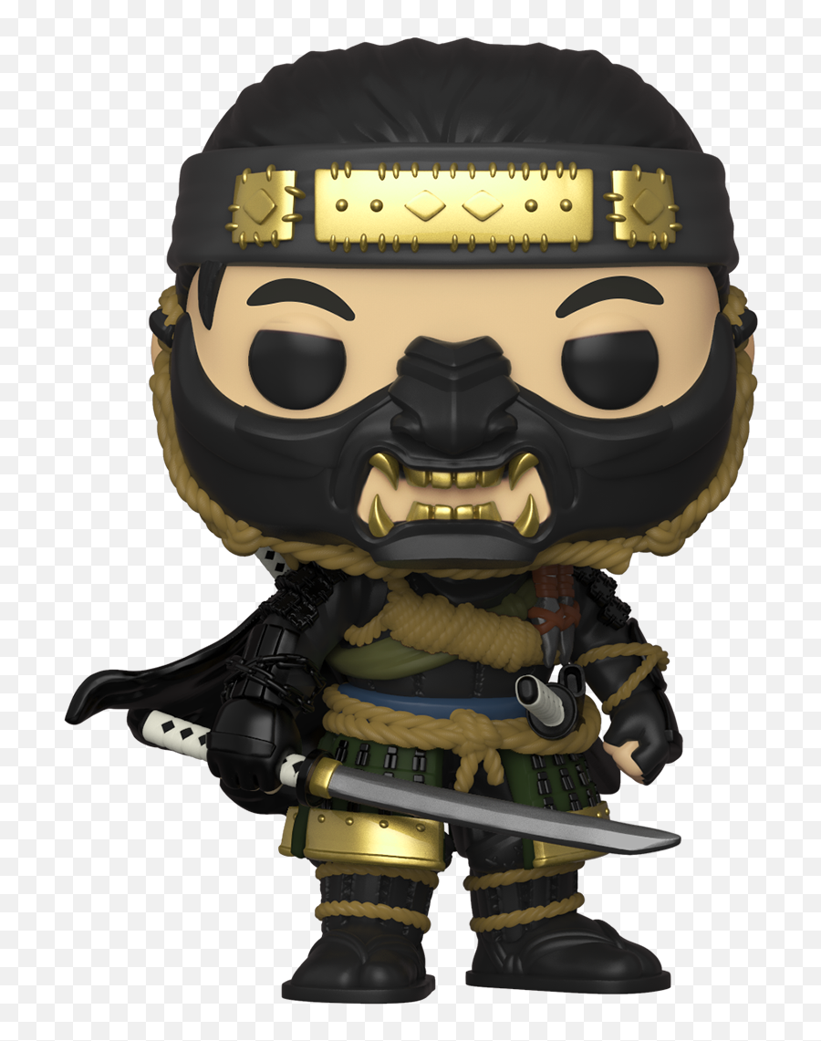 Funko Pop Games Ghost Of Tsushima - Jin Sakai Walmartcom Ghost Of Tsushima Pop Vinyl Png,Ghost Of Tsushima Logo