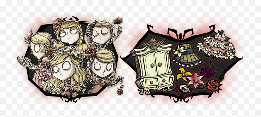 Wendyu0027s Character Refresh Now Available Donu0027t Starve - Dont Starve Together Wendy Skins Png,Don't Starve Together Logo