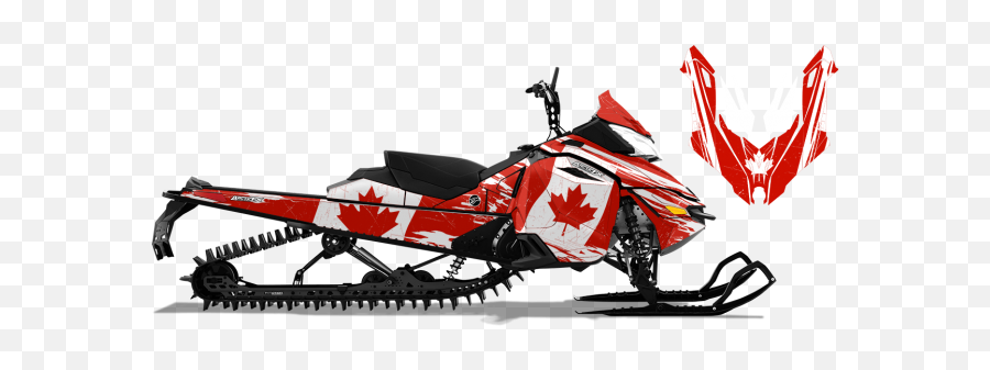 Canadian Flag Designs For Skidoo - Rev Xm Page 1 Ski Doo Summit Graphics Png,Canadian Flag Transparent