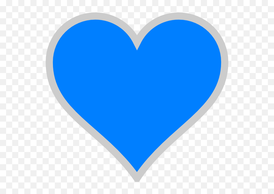 Blue Heart Transparent Clipart - Transparent Background Blue Heart Clipart Png,Heart On Transparent Background