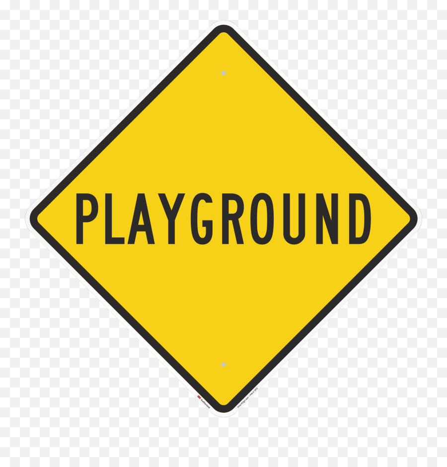 Playground Entrance Sign - Dot Png,Yellow Diamond Icon