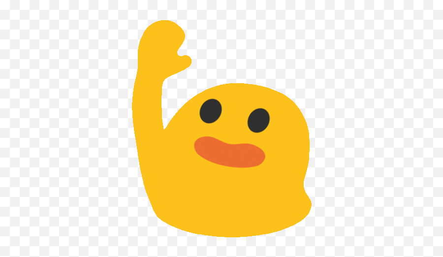 Emoji Raises Hand Gif - Theblobsliveon Waving Hey Discover U0026 Share Gifs Android Hand Raised Emoji Png,Hand Waving Icon
