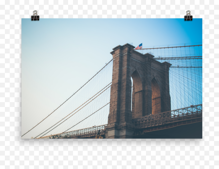 Brooklyn Bridge Poster - Brooklyn Bridge Park Png,Brooklyn Bridge Png