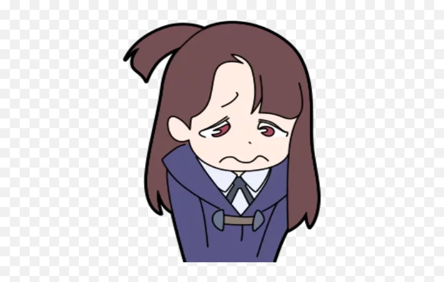 Little Witch Academia Telegram Stickers - Sticker Lile Wich Academia Png,Witch Icon Tumblr