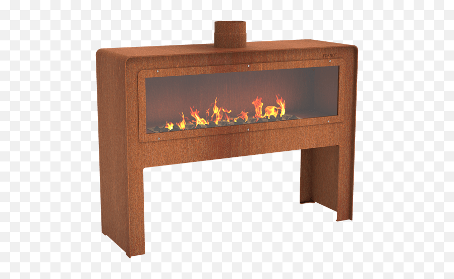 Forno Fireplace Brann Icon Cortensteel - Weathering Steel Png,Icon Vbc