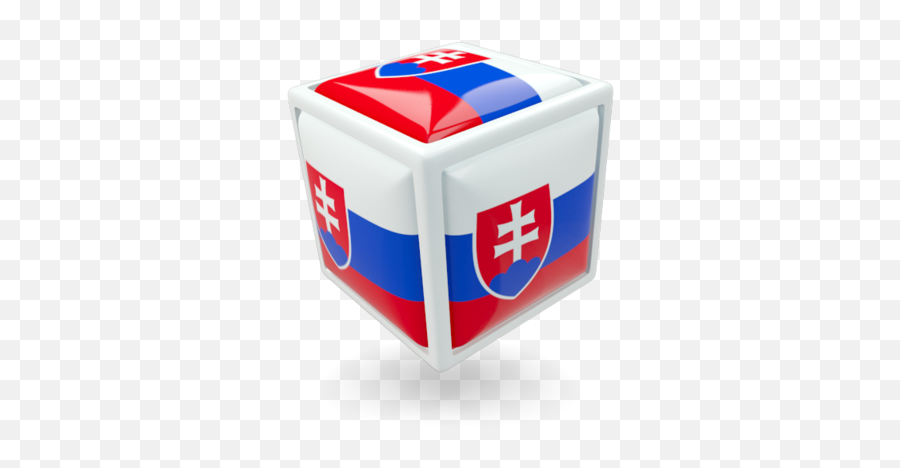 Cube Icon Illustration Of Flag Slovakia - Russia Cube Png,Cube Icon