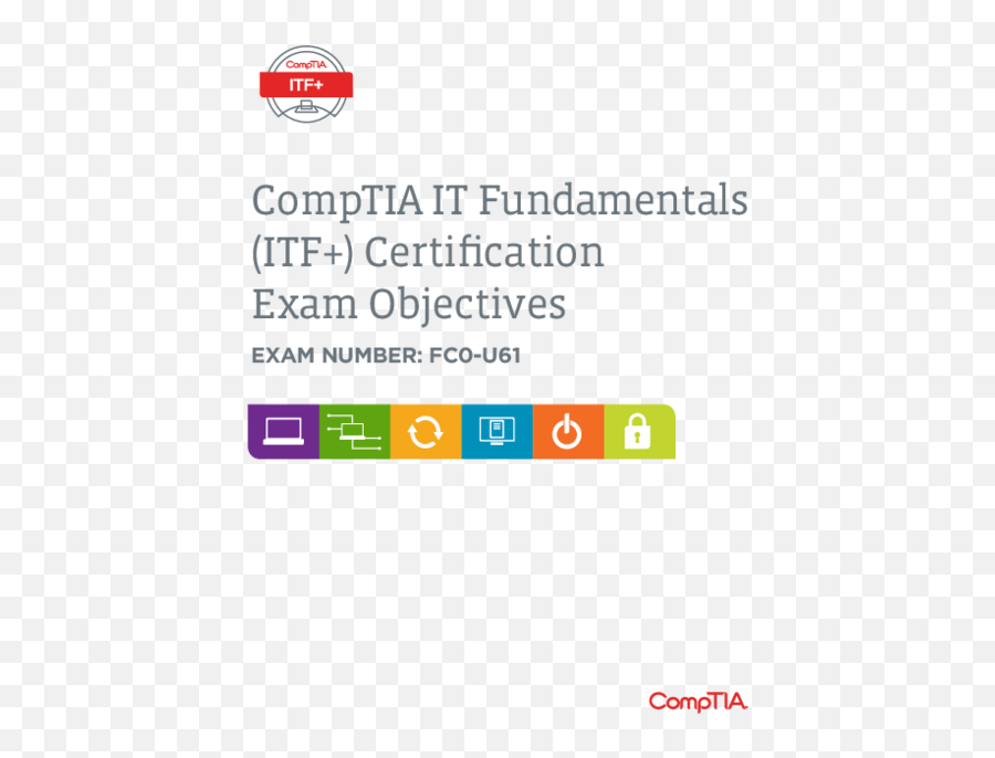 Pdf Comptia It Fundamentals Itf Certification Exam - Vertical Png,Comptia A+ Icon