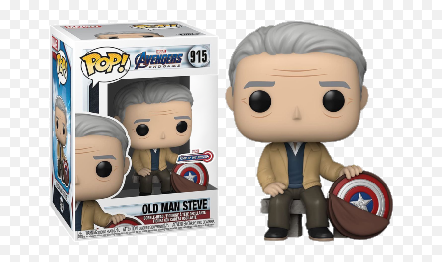 Year Of The Shield Old Man Steve Pop Vinyl Figure - Old Man Steve Funko Pop Png,Chi Chi Icon Dragon Ball