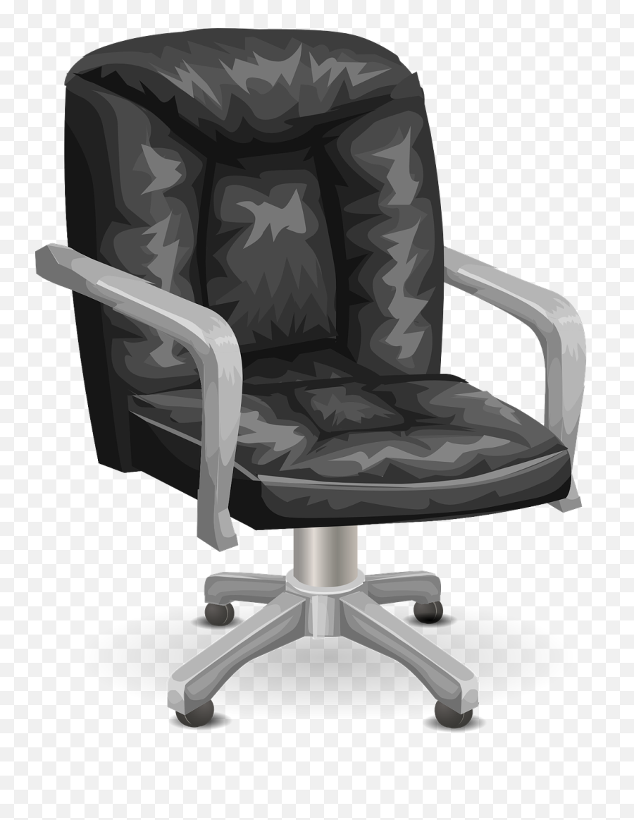 Office Chair Armchair - Cartoon Gaming Chair Transparent Png,Armchair Png