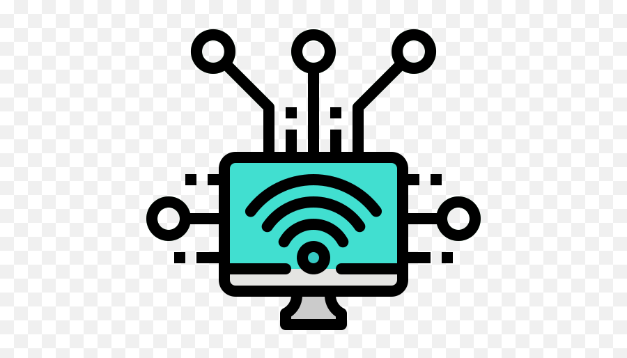 Wireless - Free Computer Icons Centralised Icon Png,Personal Hotspot Icon