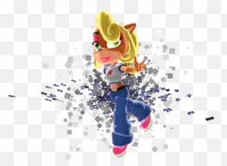 Coco Bandicoot Crashmoji Sticker - png