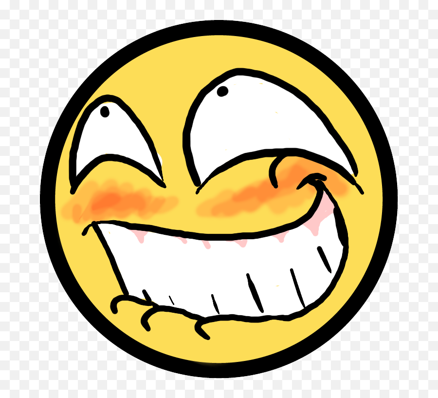 Derp Face Transparent Background Posted By Zoey Sellers Png Happy Emoji