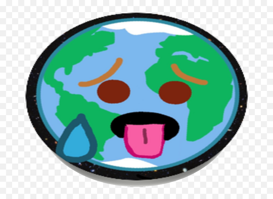 Meltingsweating Earth Popsockets - Circle Clipart Full Earth Sweating Png,Melting Png