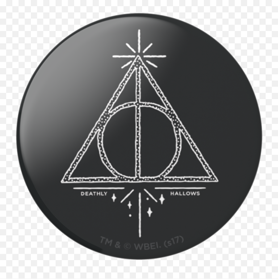 Popsockets Popgrip Deathly Hallows Swappable Phone Grip In - Popsocket Harry Potter Png,Deathly Hallows Png