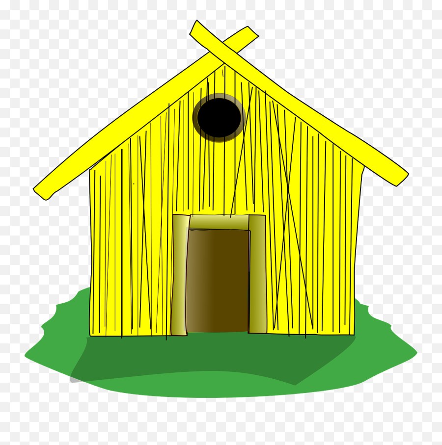 House Home Straw - Straw House Clipart Png,Hay Png
