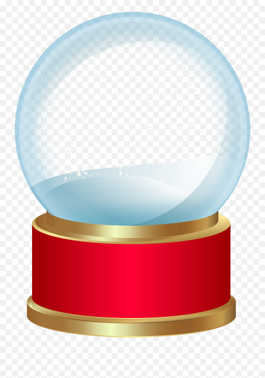 Empty Snow Globe Png Clipart - Red Snow Globe Clip Art,Snow Clipart Png