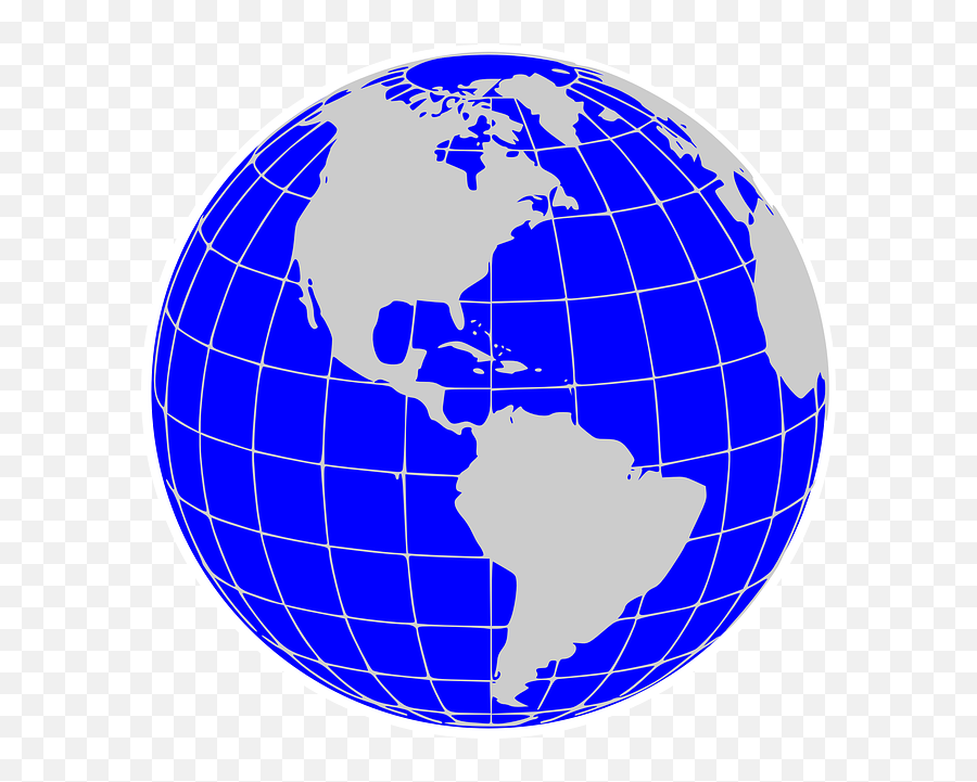 Gambar Bola Dunia - Png,Globe Vector Png