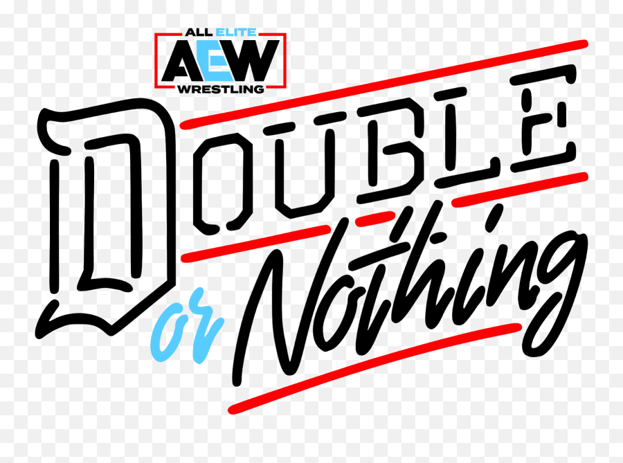 Aew Double Or Nothing 2020 Ppv Results - Aew Ppv Logo Png,Nothing Png