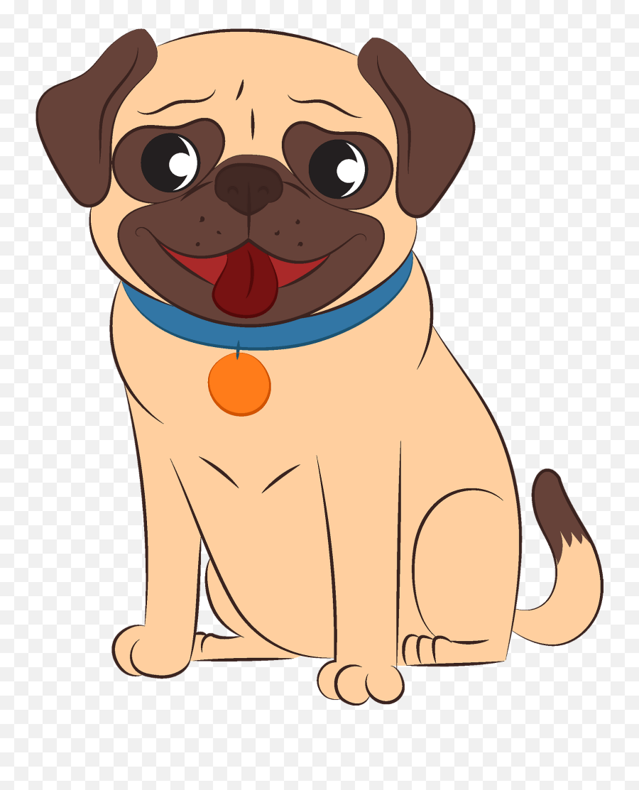 Clipart - Pug Clipart Png,Pug Png