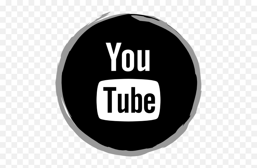 Youtube Social Media Logo Free Icon - Brush Logo Youtube Png,Youtube Logo Icon