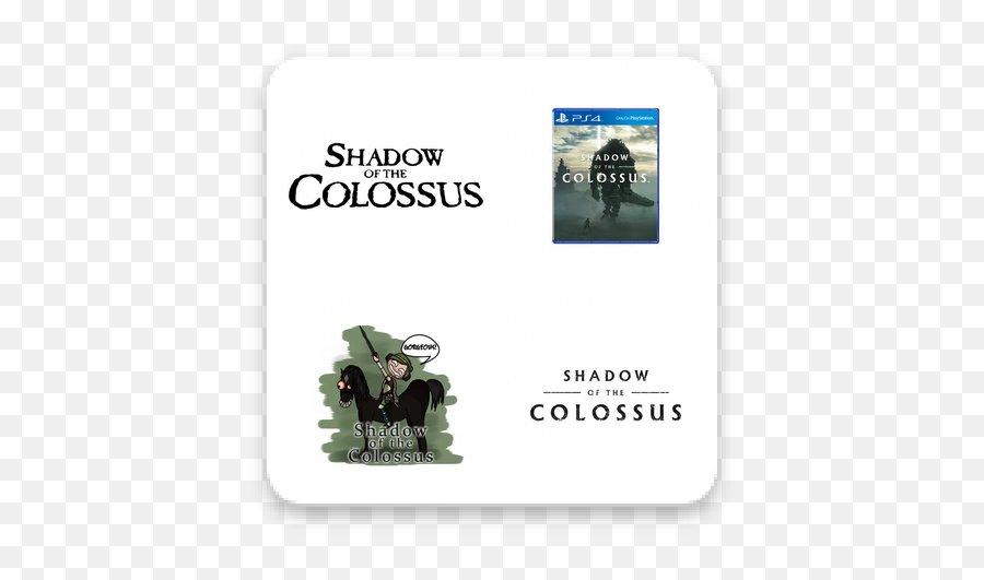Colossus Stickers For Whatsapp - Illustration Png,Shadow Of The Colossus Png