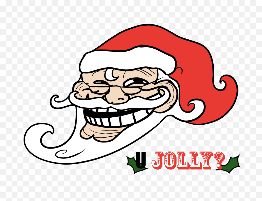 Download Jolly Santa Claus Facial Expression - Santa Claus Meme Png,Santa Claus Face Png