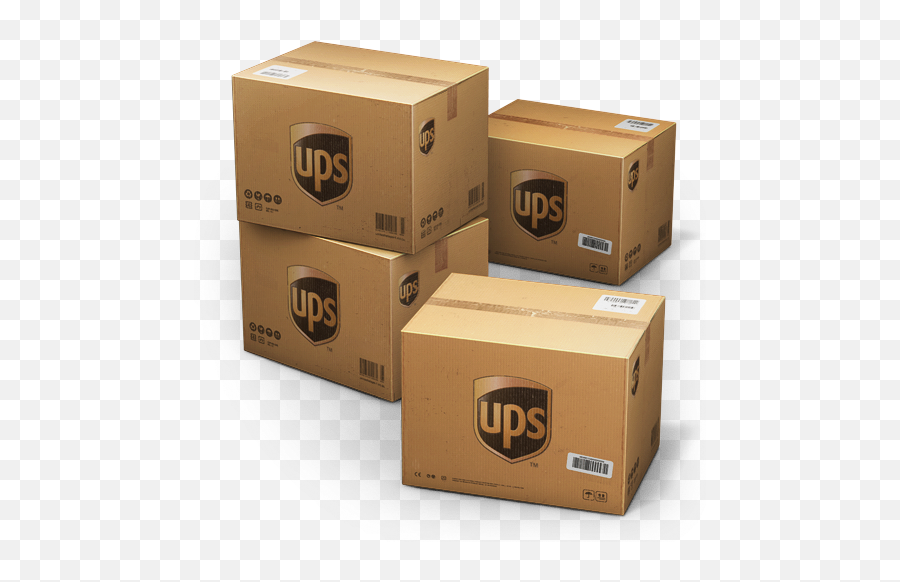 Ups Shipping Box Icon Container 4 Cargo Vans Iconset - United Parcel Service Png,Shipping Png