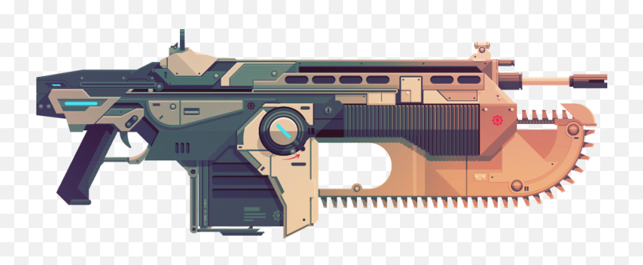 Epic Armory U2014 Justin Mezzell - Gears Of War Gun Vector Png,Awesome Png