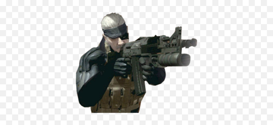 Free Solid Snake - Mgs4 Psd Vector Graphic Vectorhqcom Metal Gear Solid Guns Png,Solid Snake Png