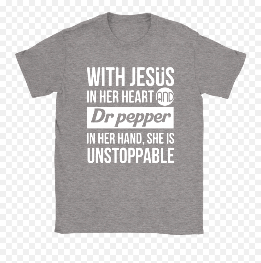 With Jesus In Her Heart And Dr Pepper Hand Shirts U2013 Nfl T - Shirts Store Active Shirt Png,Jesus Hands Png