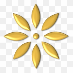 Gold Metal Shiny - Transparent Bullet Point Png
