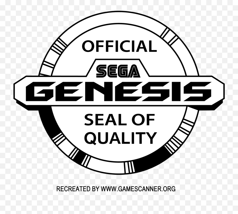 Download Sega Genesis Seal Of Quality - Sega Genesis Seal Of Quality Png,Sega Genesis Logo Png