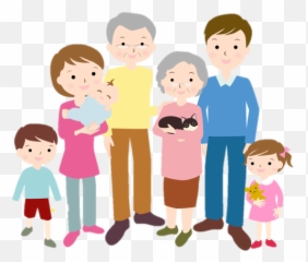 Of Family Planning - Family Cartoon With Grandparents Png,Grandparents Png