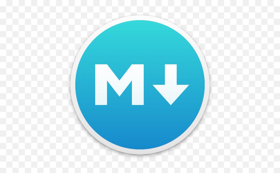 The Open Source Markdown Editor For Macos - Markdown Macos Png,Mac Os Logo