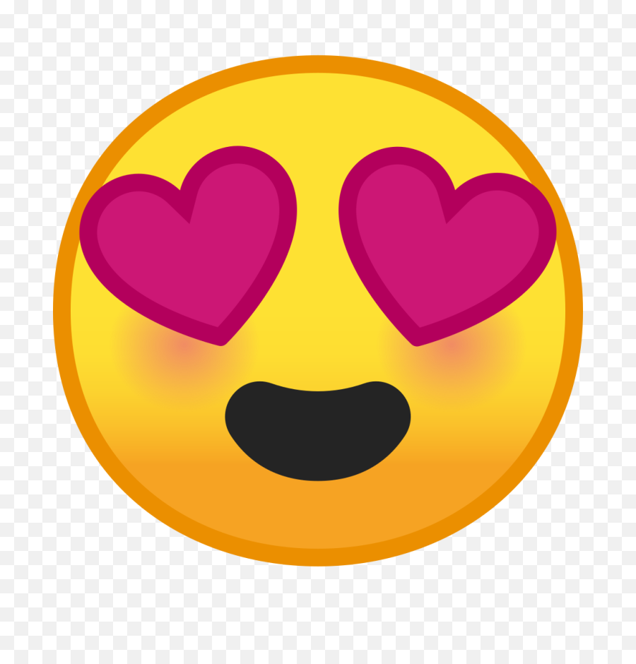 Smiling Face With Heart - Eyes Emoji Heart In Eyes Emoji Png,Smile Png