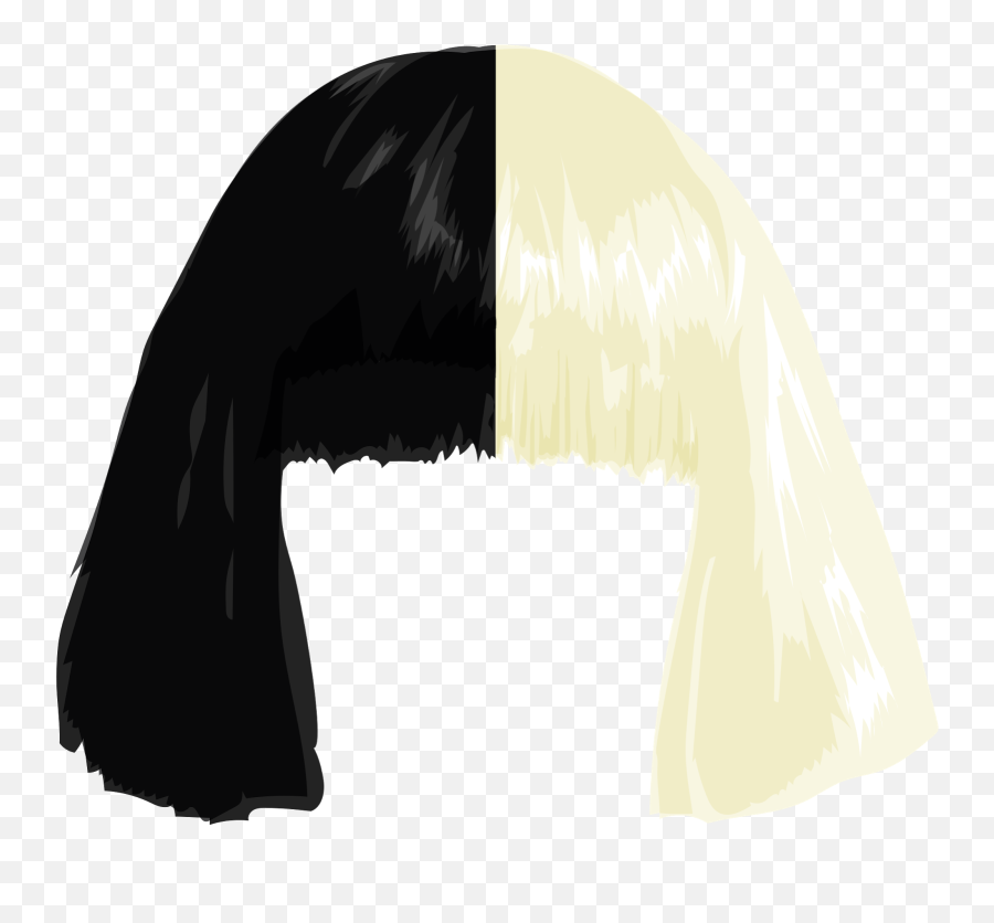 Download Wigs Png - Sia Wig Transparent Background,Clown Wig Transparent