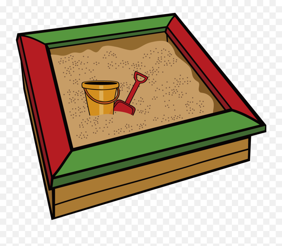 Download Sandbox Art And Play Clip Cartoon Tank - Sand Box Clip Art Sandbox Png,Sand Clipart Png