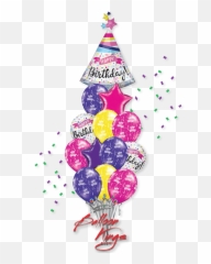 Party Hat Bouquet - png