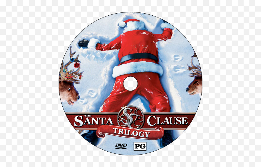 The Santa Clause Trilogy Disc Label - Santa Clause Dvd Collection Png,Santa Clause Png